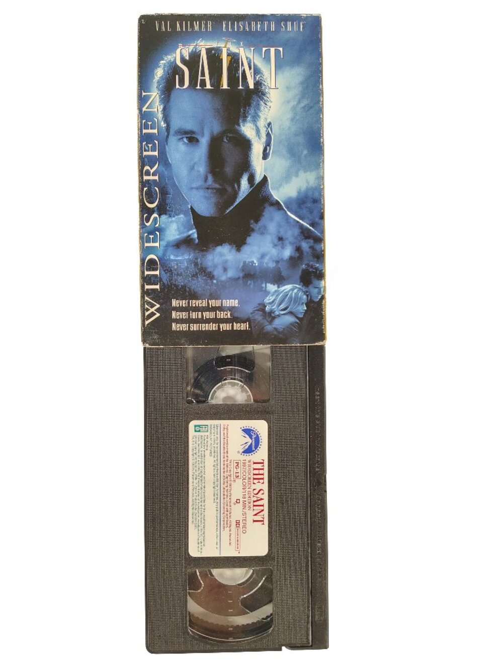 (1997) The Saint Rated PG-13 Action/Thriller Rare Widescreen Edition VHS Tape